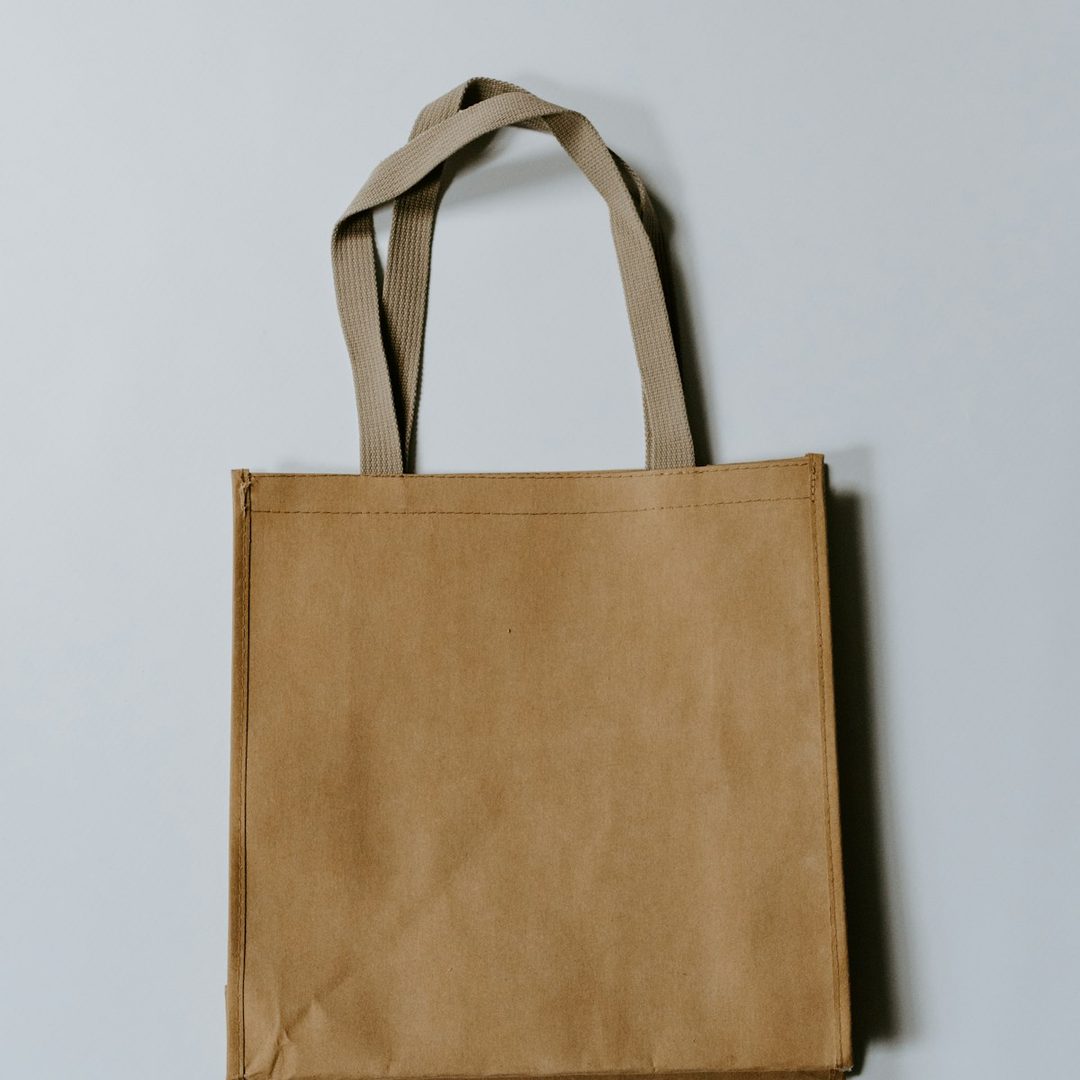 Plain product photo of a canvas tote bag